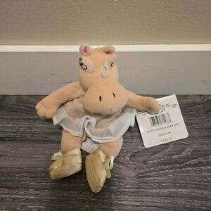 Disney Store Bean Bag Fantasia Hyacinth Hippo Plush